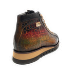 Scarpe Harris polacchino stampa cocco Osaka razza shade lino U17HA184