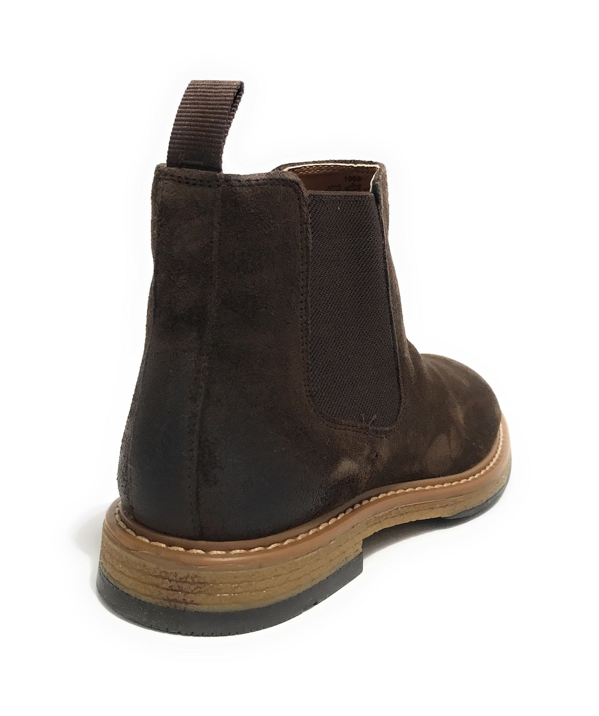 Stivaletto beatles uomo Elite in pelle scamosciata dark brown U23EL10 1005