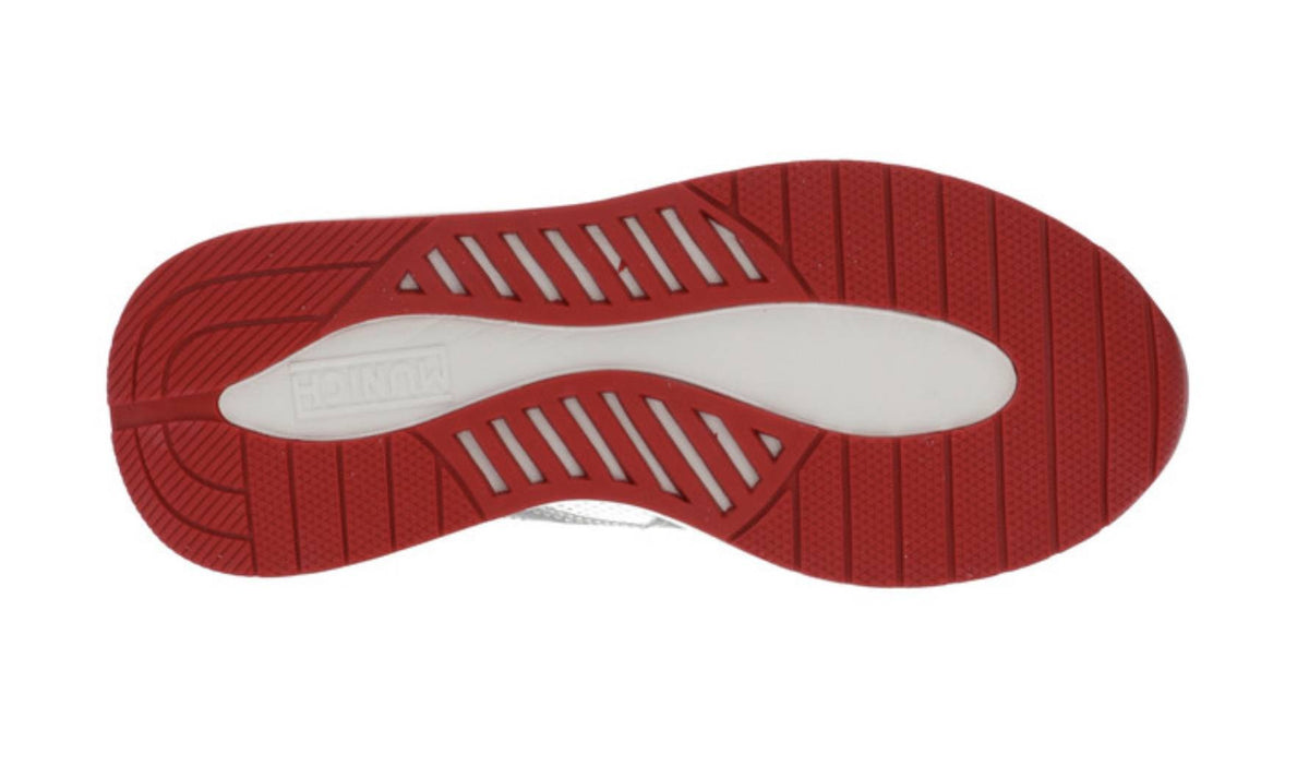 Scarpe Munich sneaker running soon 44 pelle scamosciata/ tessuto white/ blu US23MU04 8904044
