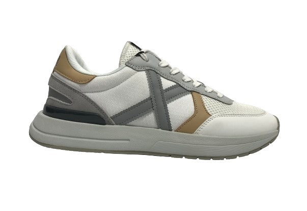 Scarpe Munich sneaker running soon 57 ecopelle/ tessuto white/ grey US24MU06 8904057