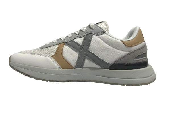 Scarpe Munich sneaker running soon 57 ecopelle/ tessuto white/ grey US24MU06 8904057