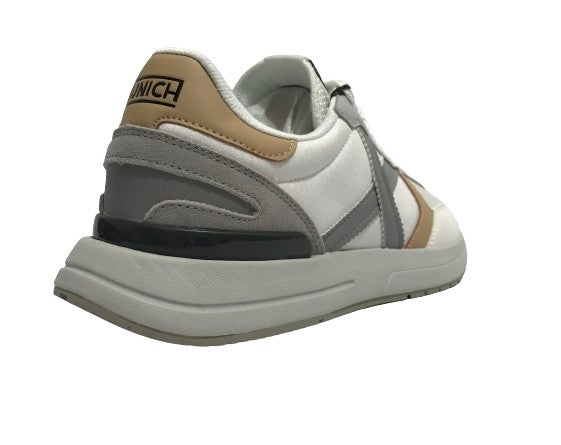 Scarpe Munich sneaker running soon 57 ecopelle/ tessuto white/ grey US24MU06 8904057