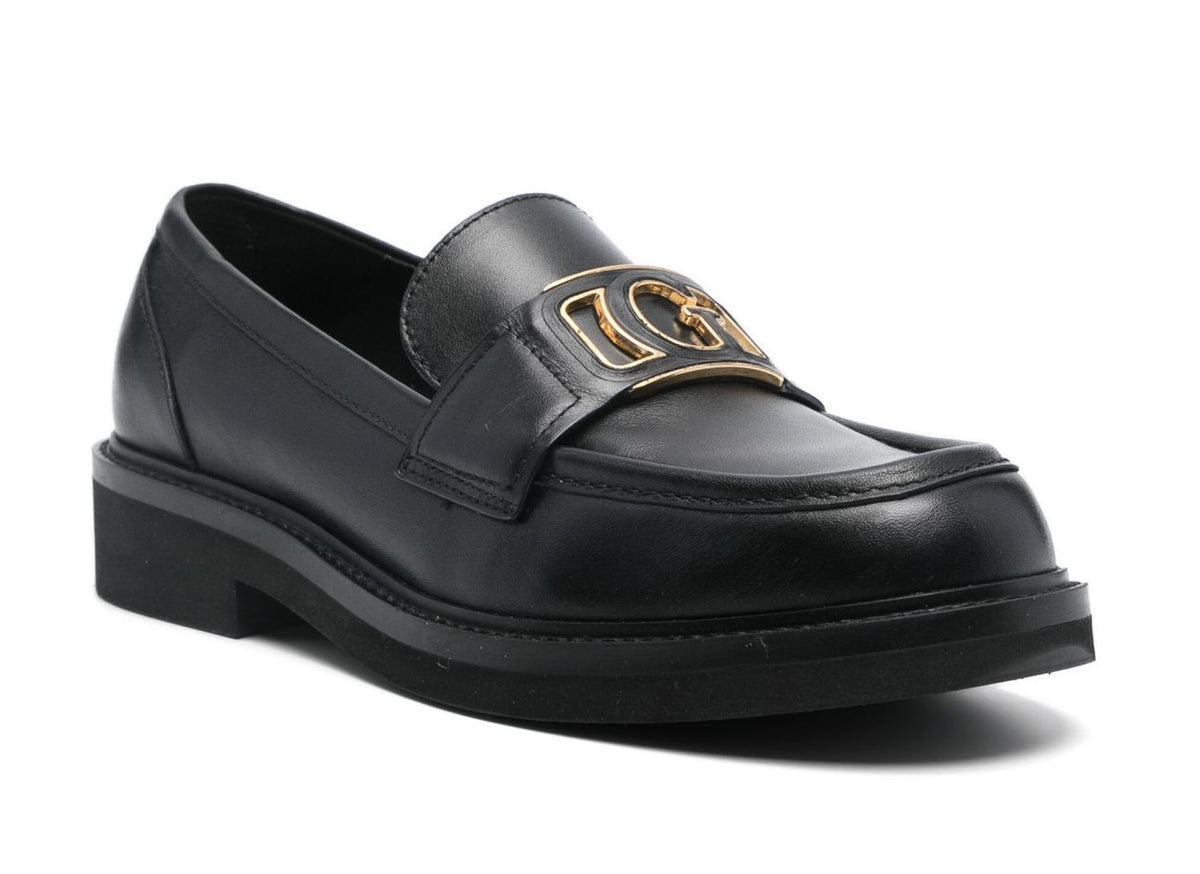 Scarpe donna mocassino Guess Shuttle loafers nero DS25GU06 FLPSHULEA14
