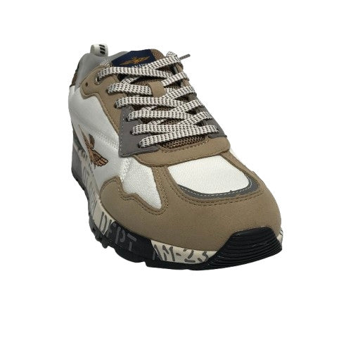 Sneaker Aeronautica Militare bianco/ beige US25AR05 251SC276CT332