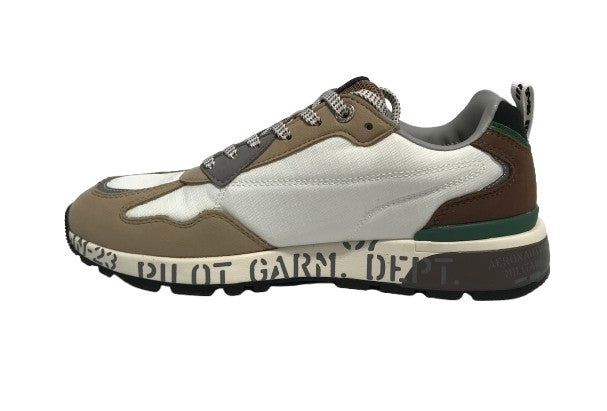 Sneaker Aeronautica Militare bianco/ beige US25AR05 251SC276CT332