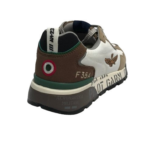 Sneaker Aeronautica Militare bianco/ beige US25AR05 251SC276CT332