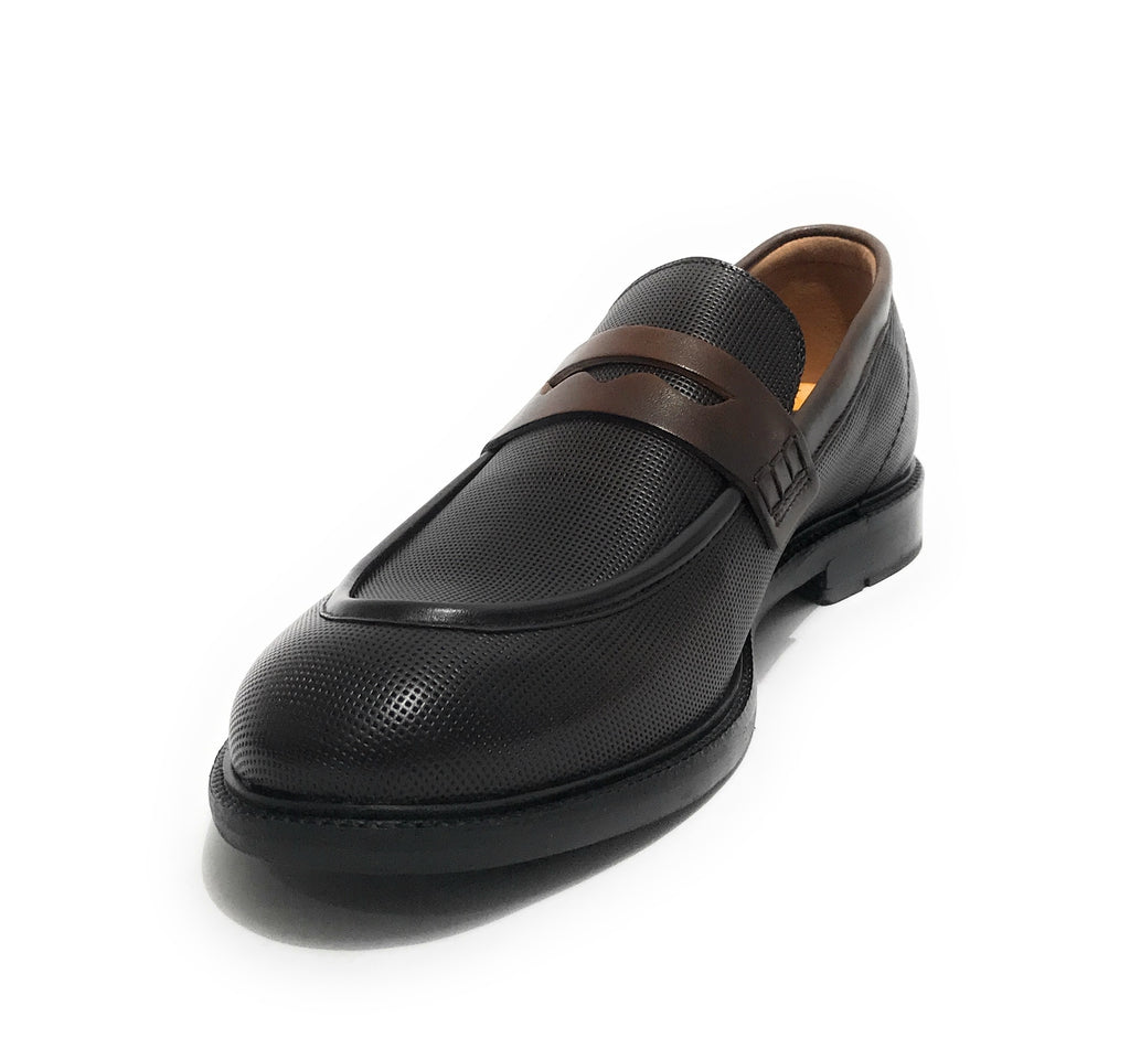 Scarpe uomo Ambitious 11873 mocassino in pelle testa di moro/ mustard U22AM02