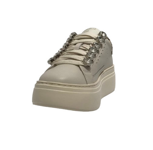 Sneaker donna Emanuélle Vee white/animalier D26EV03 452P-503-17