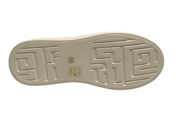 Sneaker donna Emanuélle Vee white/animalier D26EV03 452P-503-17