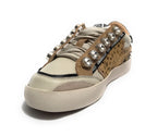 Scarpe donna sneaker Emanuélle Vee Olivia strass P003 combi multi animalier D26EV18 452P-500-14-P003CB\MUA