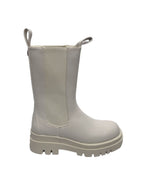 Scarpe donna Gold&gold stivaletto biker in ecopelle bianco con fondo carrarmato D22GG23 GR180