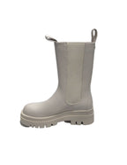 Scarpe donna Gold&gold stivaletto biker in ecopelle bianco con fondo carrarmato D22GG23 GR180