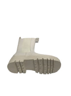 Scarpe donna Gold&gold stivaletto biker in ecopelle bianco con fondo carrarmato D22GG23 GR180