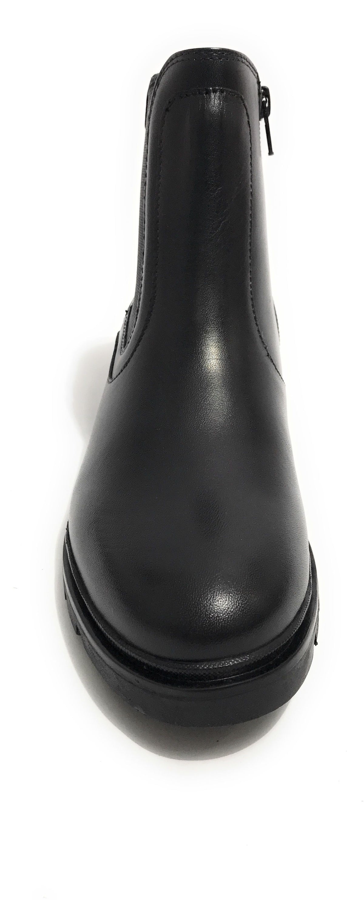 Scarpe donna Elite stivale con fondo classico in pelle nero D23EL05 454