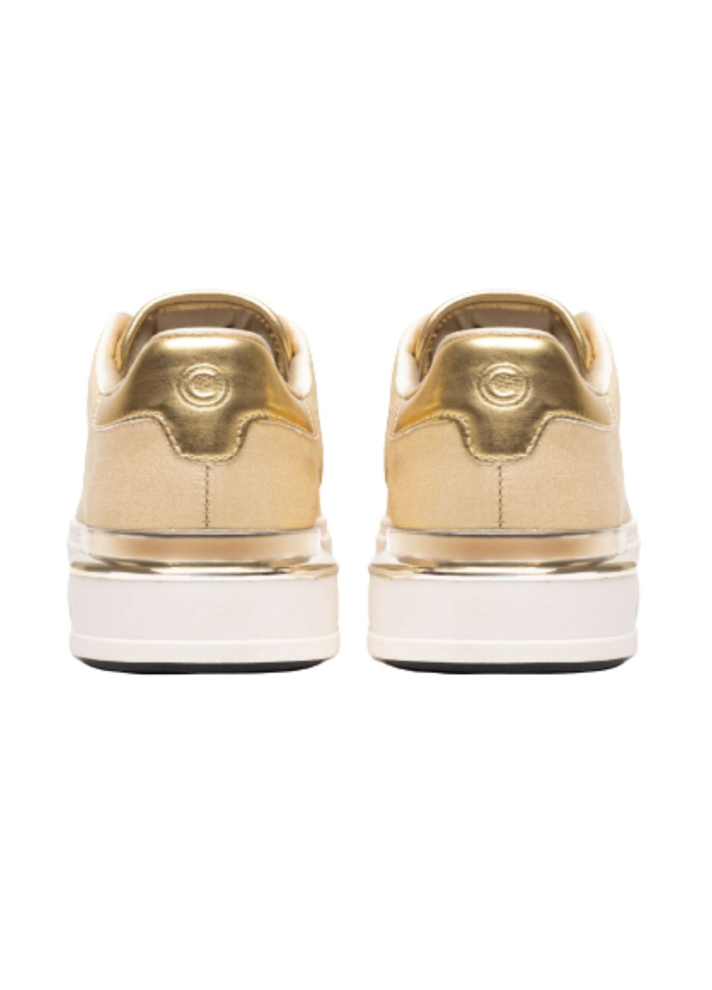Scarpe donna Colmar sneaker Clayton Lux 119 pelle/ tessuto gold DS23CO05