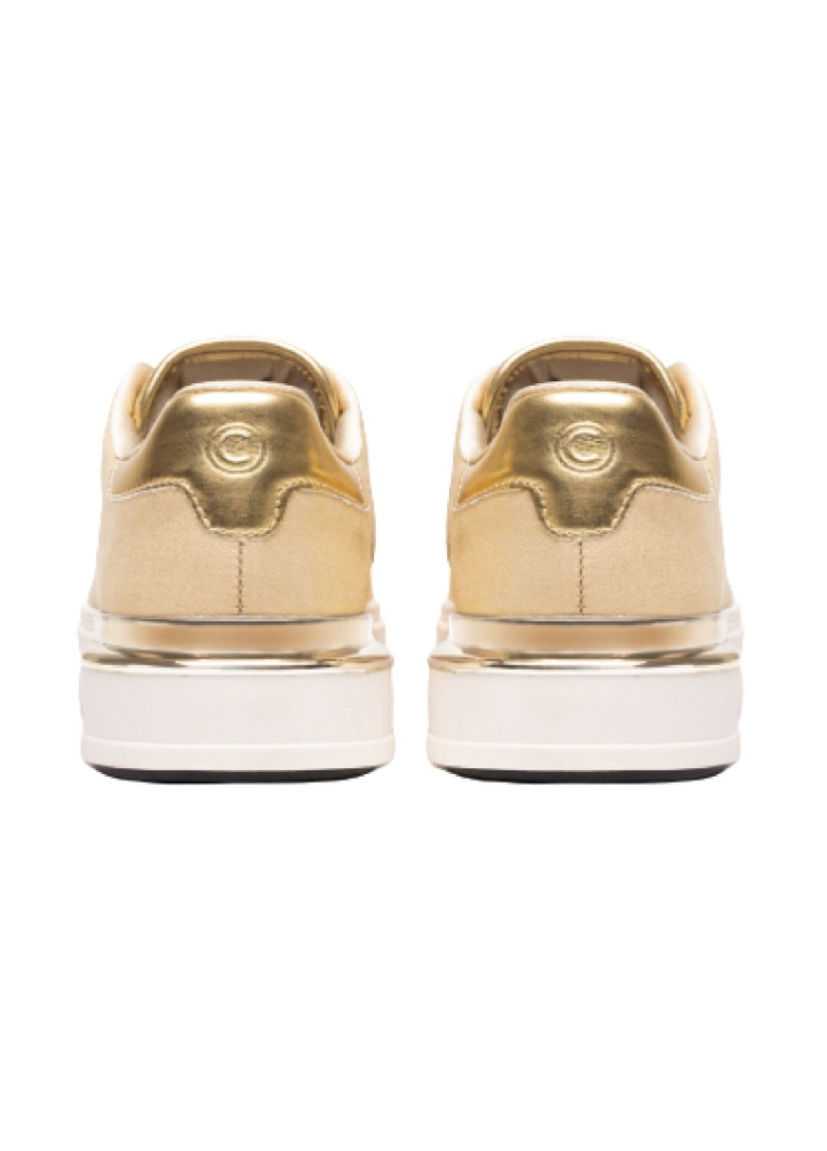 Scarpe donna Colmar sneaker Clayton Lux 119 pelle/ tessuto gold DS23CO05
