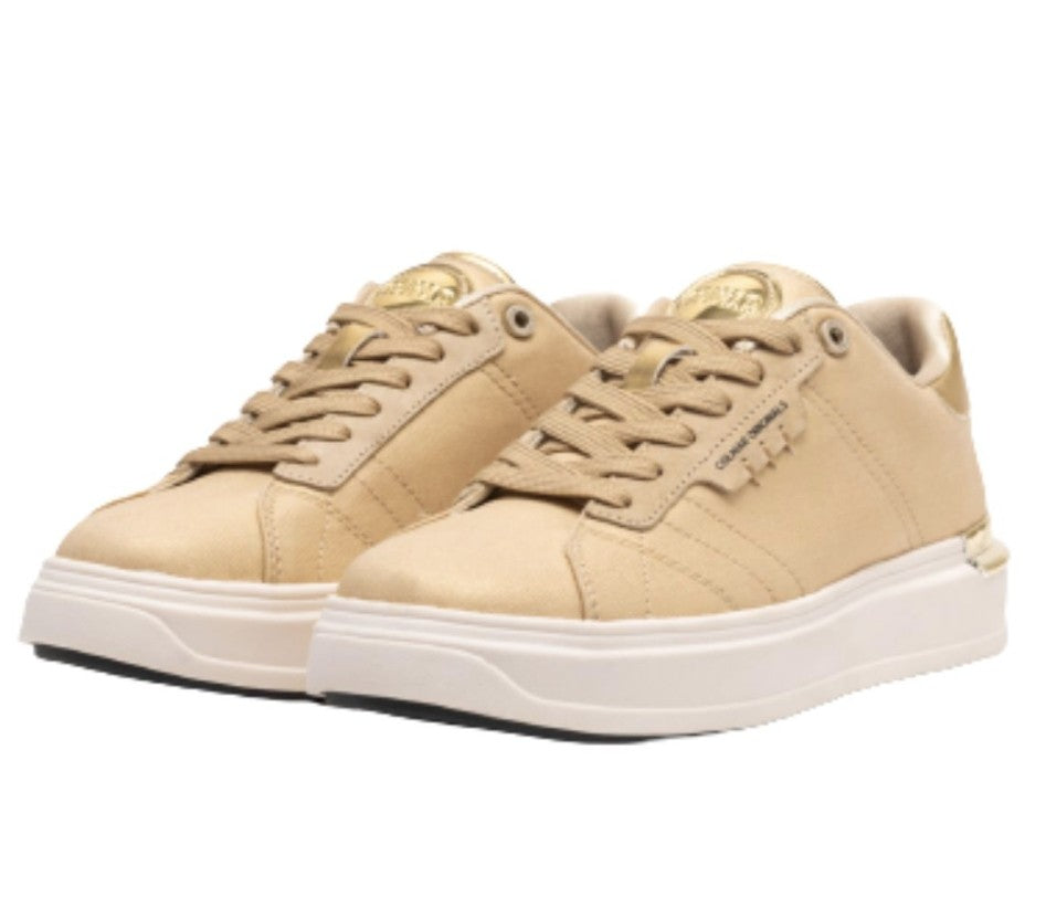 Scarpe donna Colmar sneaker Clayton Lux 119 pelle/ tessuto gold DS23CO05