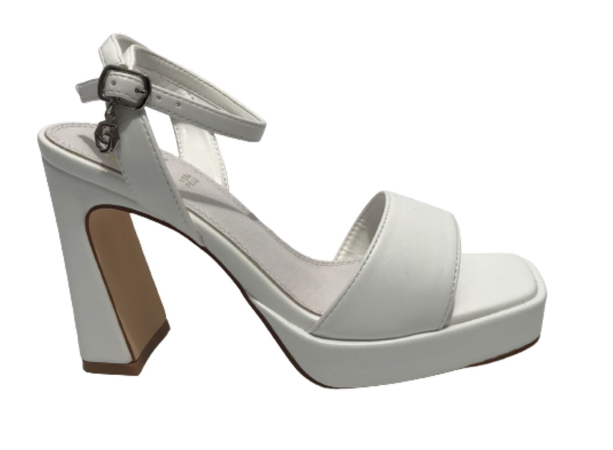 Scarpe donna Gold&gold sandalo con tacco ecopelle bianco DS23GG54 GY312