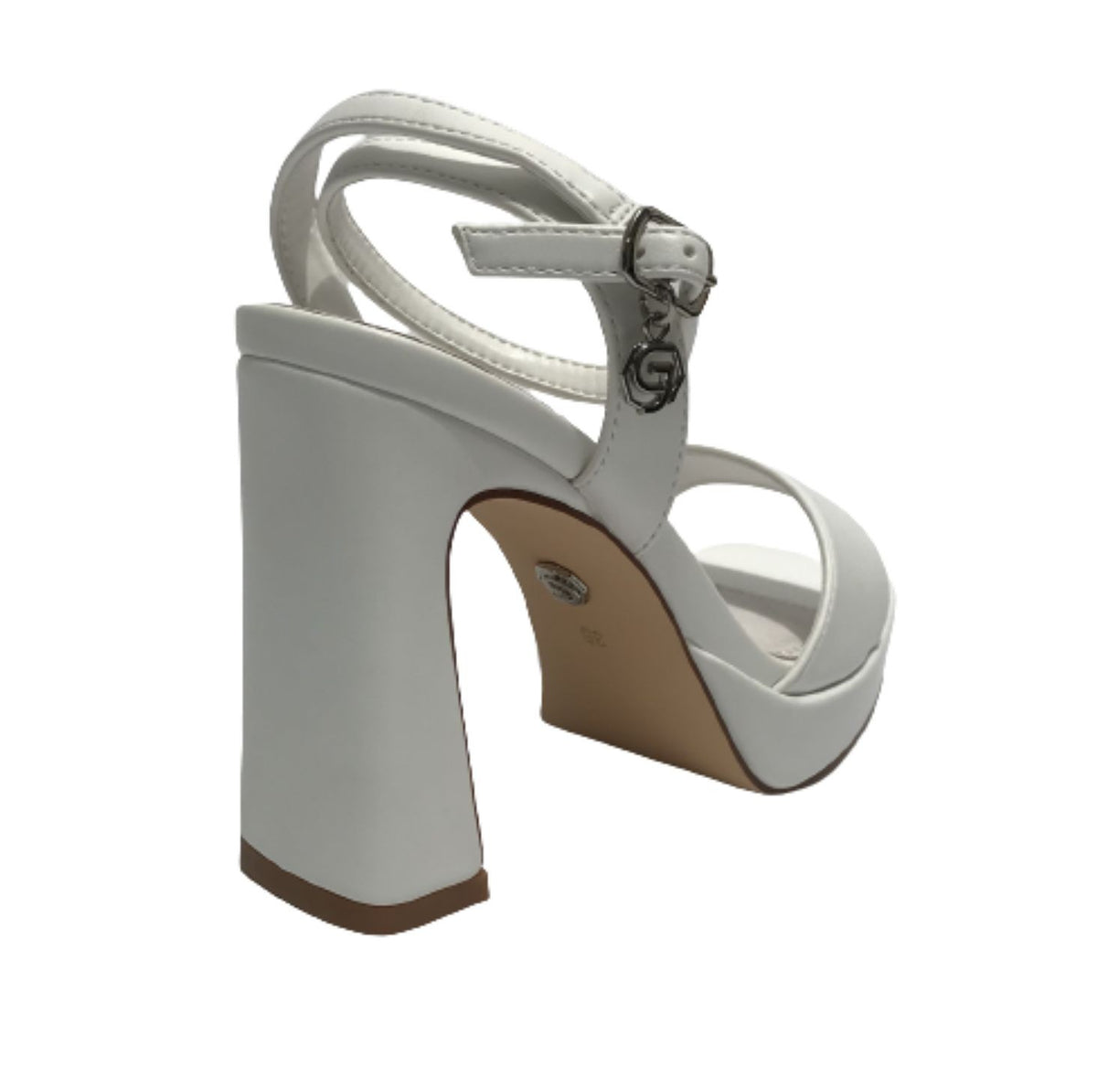 Scarpe donna Gold&gold sandalo con tacco ecopelle bianco DS23GG54 GY312