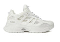 Scarpe donna Guess sneaker zeppa Belluna mesh/ ecopelle white DS25GU32 FLJBLLELE12