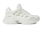 Scarpe donna Guess sneaker zeppa Belluna mesh/ ecopelle white DS25GU32 FLJBLLELE12