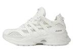 Scarpe donna Guess sneaker zeppa Belluna mesh/ ecopelle white DS25GU32 FLJBLLELE12