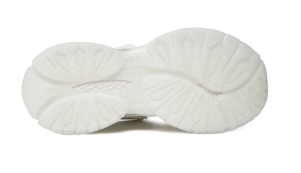 Scarpe donna Guess sneaker zeppa Belluna mesh/ ecopelle white DS25GU32 FLJBLLELE12