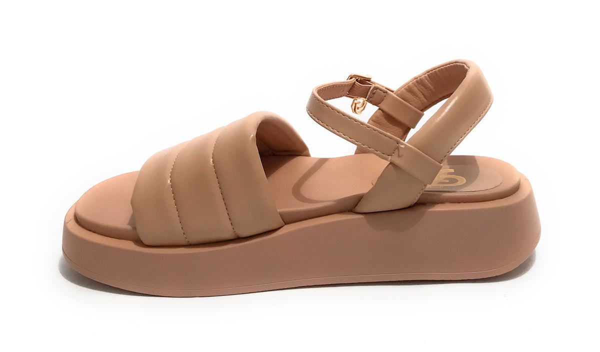 Scarpe donna Gold&gold sandalo con zeppa rosa DS22GG29 GJ630