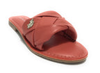 Ciabatta donna US Polo Linda 003 pelle fondo gomma pink DS23UP04