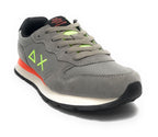 Sun68 sneaker Boy's Tom fluo suede/ nylon grigio medio Z24SU07 Z43302T