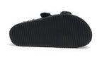 Scarpe donna sandalo/ ciabatta in pelle colore black DS24EL02 271
