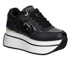 Sneaker donna Guess Camrio 4G platform black multilogo D26GU02 FLTCM9FAL12