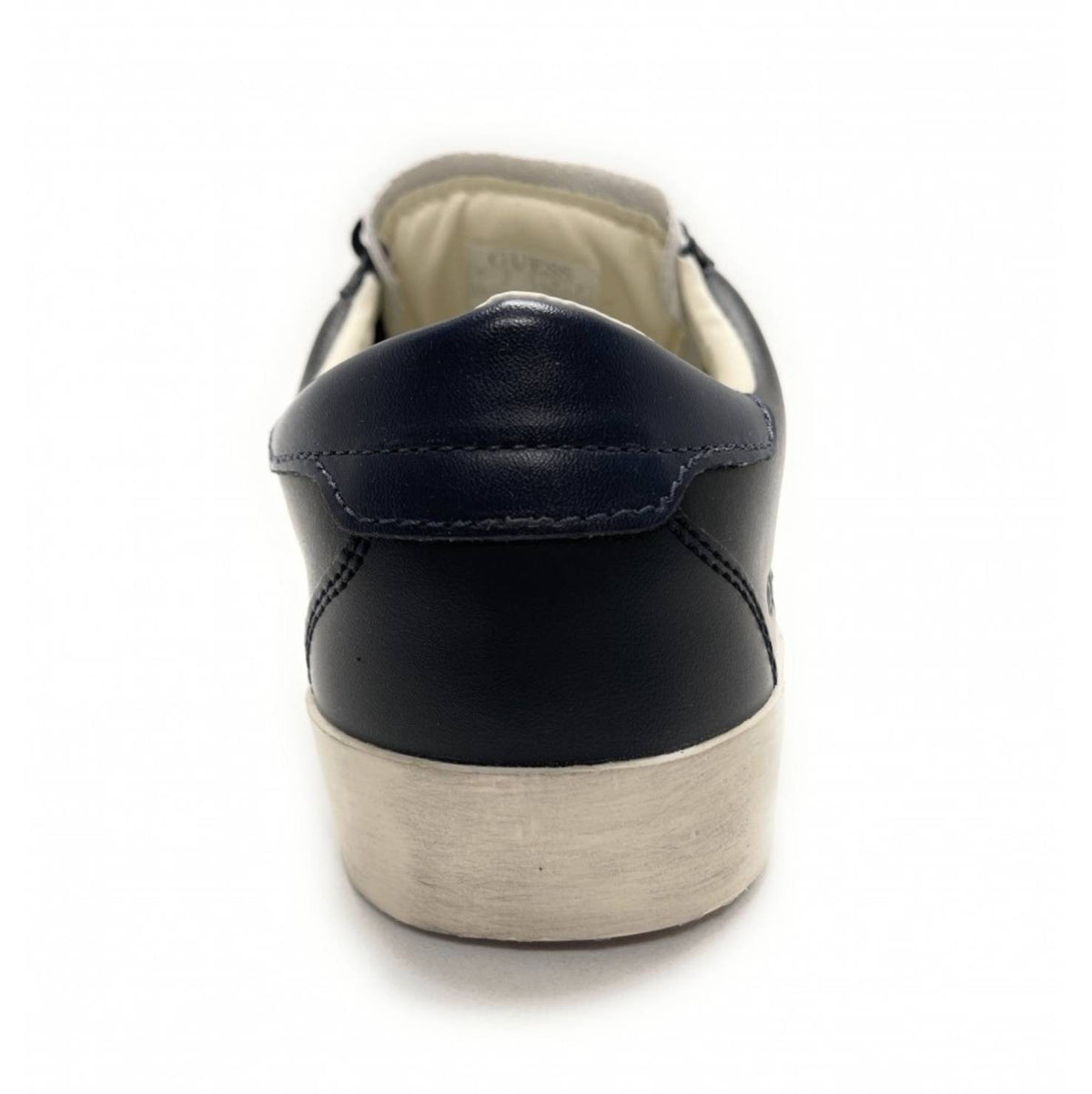 Scarpe uomo Guess sneaker mod. Lodi in pelle nero U22GU14 FMLOD8LEA12