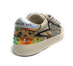 Scarpe donna sneaker Emanuélle Vee Olivia strass P003 combi multi tiger D26EV19 452P-500-14-P003CB\MUTG
