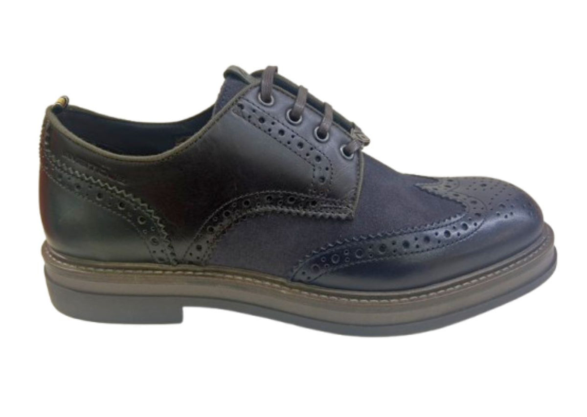Scarpe uomo Ambitious in pelle Blu combi U26AM02 12391C-11239AM