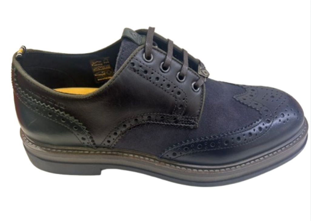 Scarpe uomo Ambitious in pelle Blu combi U26AM02 12391C-11239AM