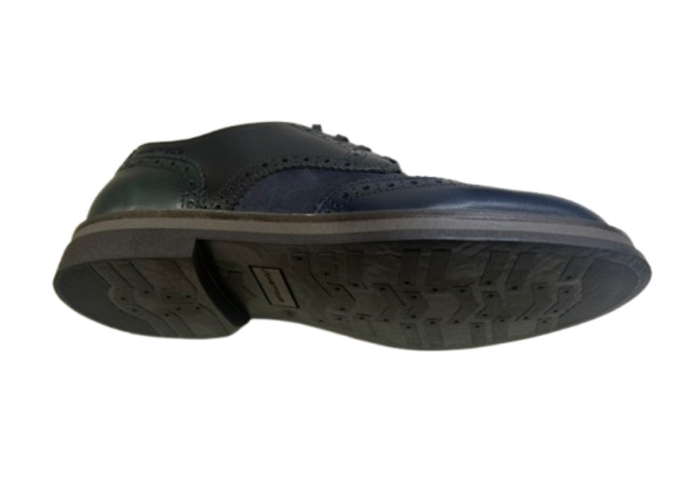 Scarpe uomo Ambitious in pelle Blu combi U26AM02 12391C-11239AM