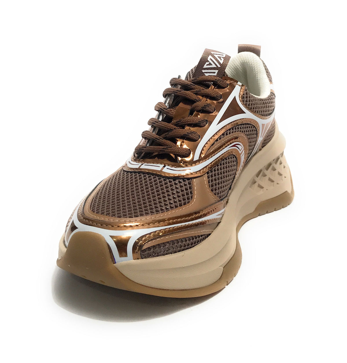 Scarpe donna sneaker Emanuélle Vee Arcade bronze/ brown D26EV16 452P-504-10-T168C