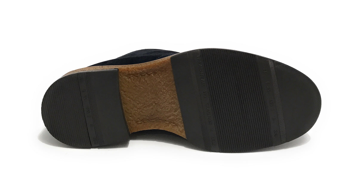 Polacchino uomo Elite in pelle scamosciata blu navy U23EL11 1010
