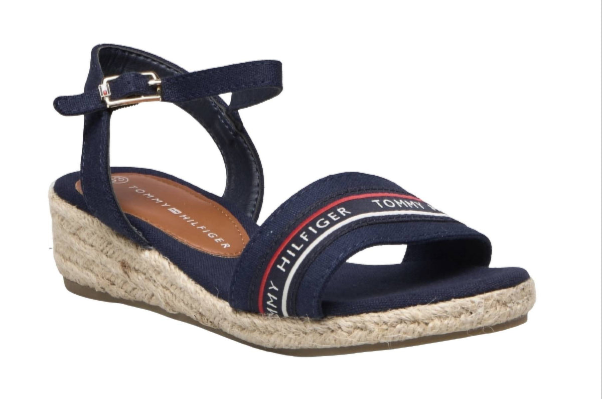 Scarpe Tommy Hilfiger sandalo fondo corda blu ZS23TH03 T3A7-32777