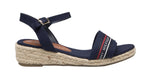 Scarpe Tommy Hilfiger sandalo fondo corda blu ZS23TH03 T3A7-32777