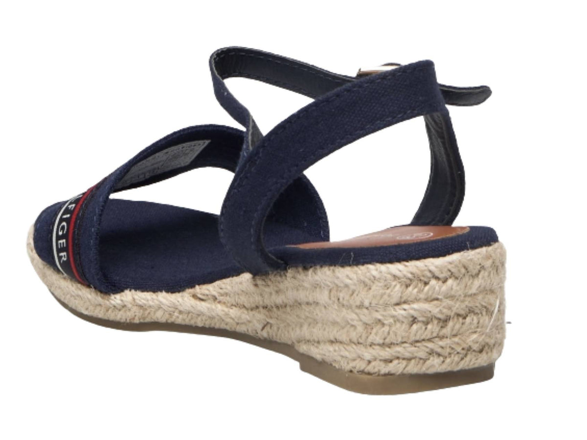Scarpe Tommy Hilfiger sandalo fondo corda blu ZS23TH03 T3A7-32777