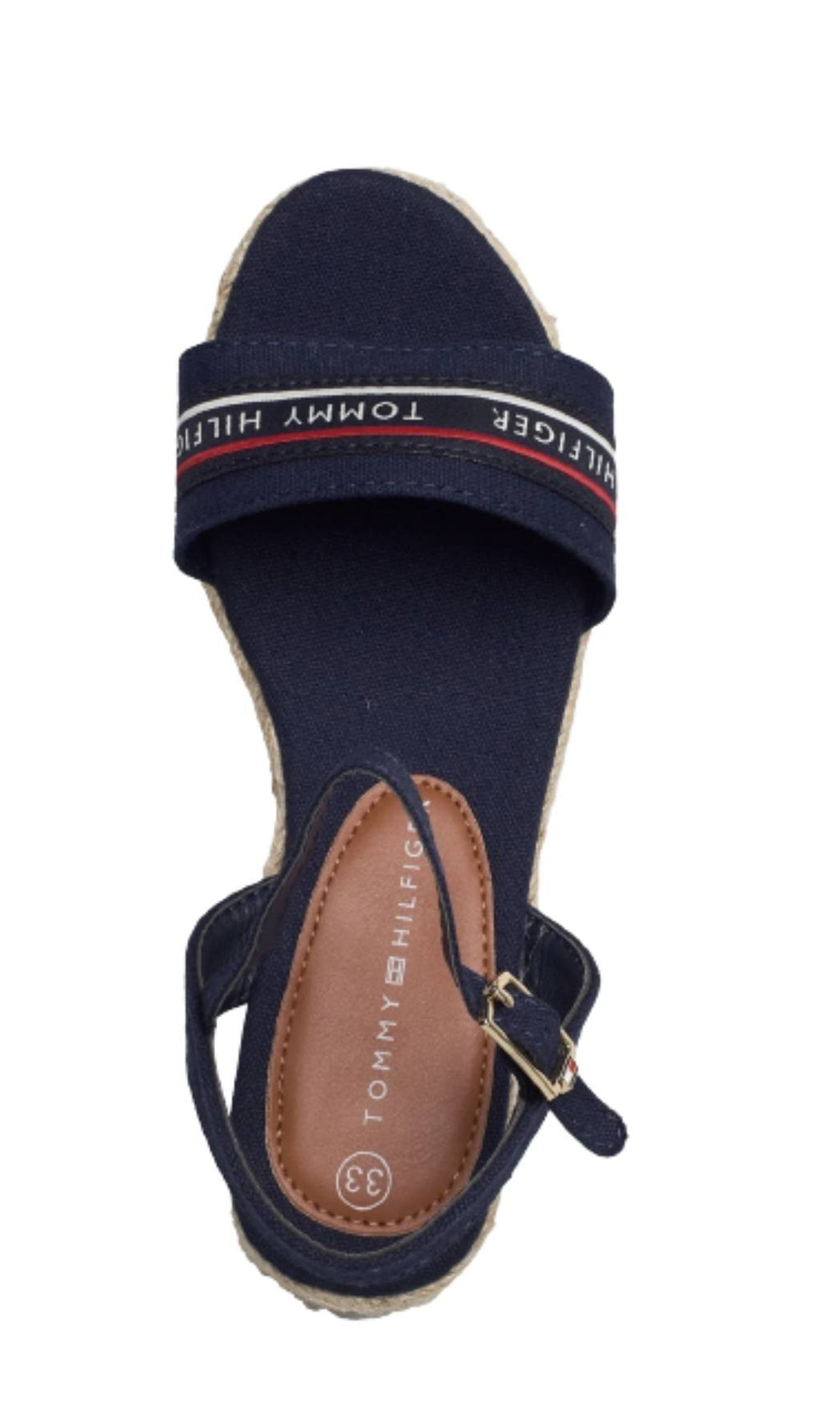 Scarpe Tommy Hilfiger sandalo fondo corda blu ZS23TH03 T3A7-32777