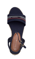 Scarpe Tommy Hilfiger sandalo fondo corda blu ZS23TH03 T3A7-32777
