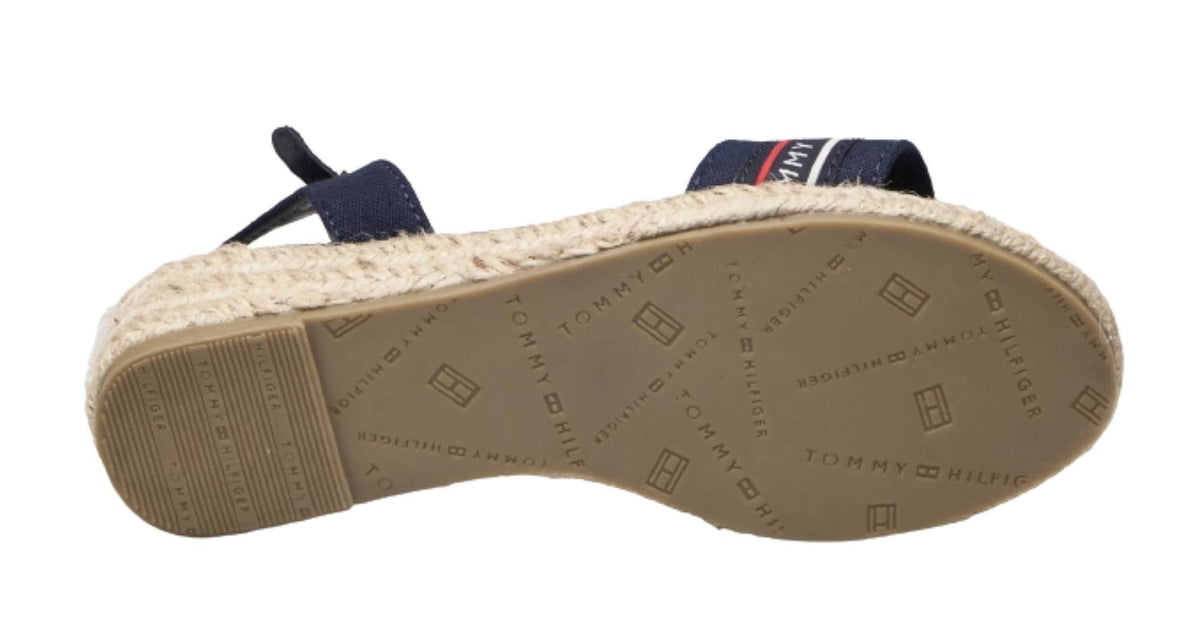 Scarpe Tommy Hilfiger sandalo fondo corda blu ZS23TH03 T3A7-32777