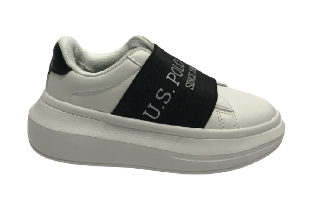 Scarpe US Polo sneaker Helis 016 white/ black  ZS23UP04