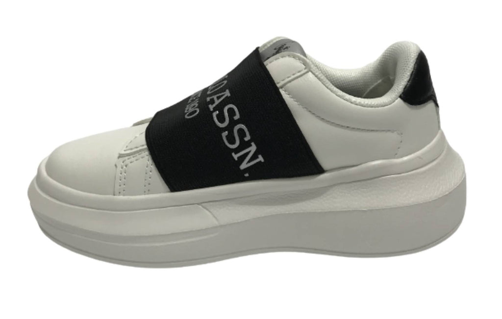 Scarpe US Polo sneaker Helis 016 white/ black  ZS23UP04