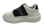 Scarpe US Polo sneaker Helis 016 white/ black  ZS23UP04
