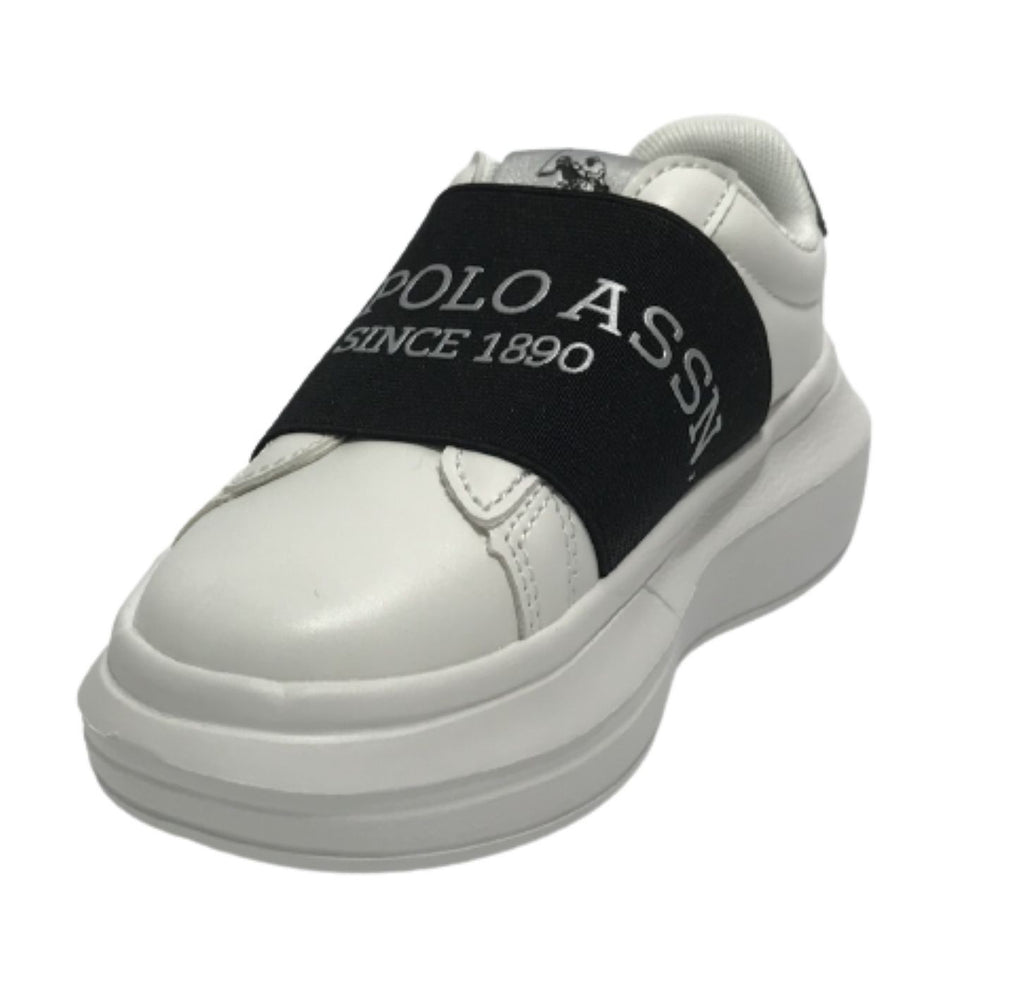 Scarpe US Polo sneaker Helis 016 white/ black  ZS23UP04