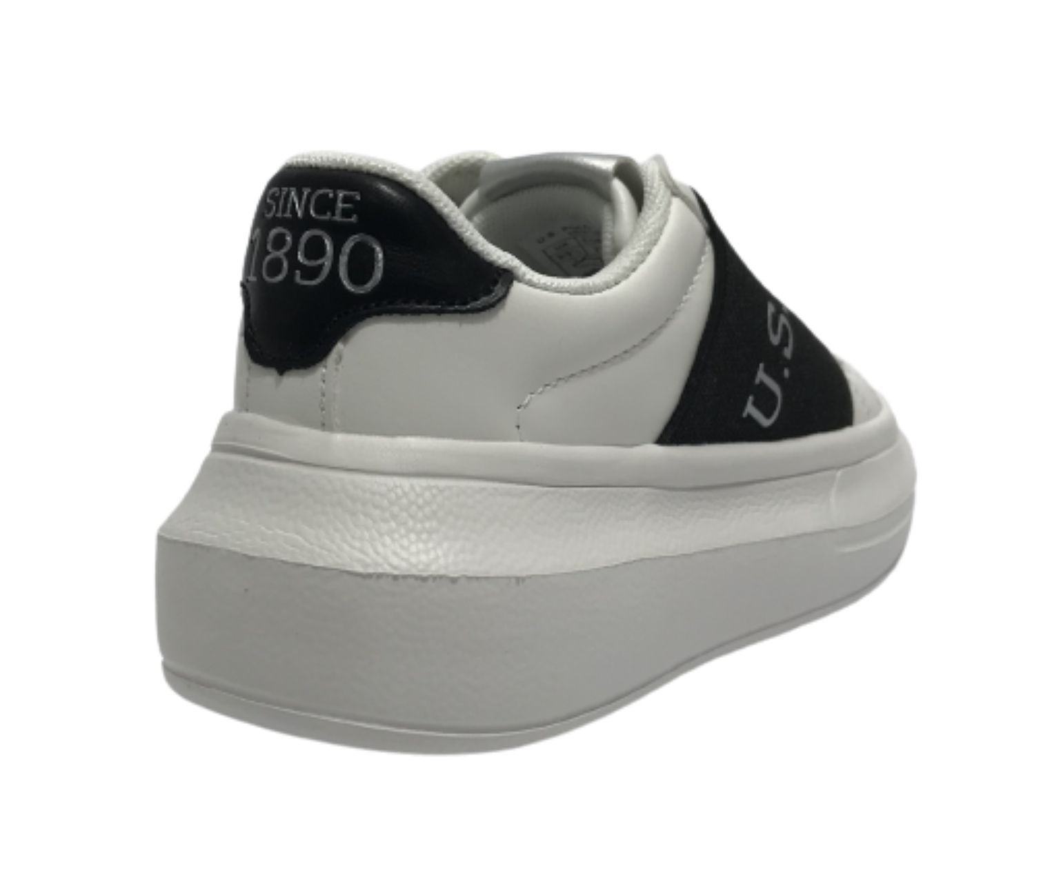 Scarpe US Polo sneaker Helis 016 white/ black  ZS23UP04